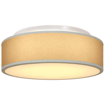 vidaXL Ceiling Lamp with Spotlights Grey 38 x 38 x 13.5 cm Fabric