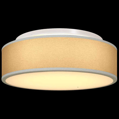 vidaXL Ceiling Lamp with Spotlights Grey 38 x 38 x 13.5 cm Fabric
