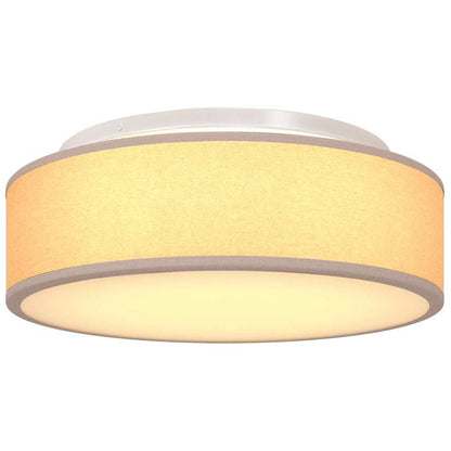 vidaXL Ceiling Lamp with Spotlights Taupe 38 x 38 x 13.5 cm Fabric