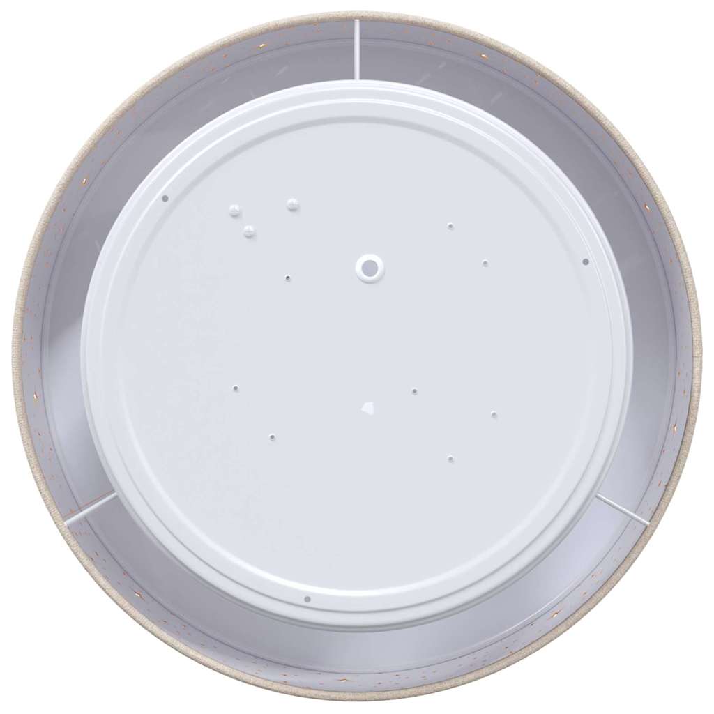 vidaXL Ceiling Lights with Starry Lampshade Taupe Ø 30 cm Fabric E27