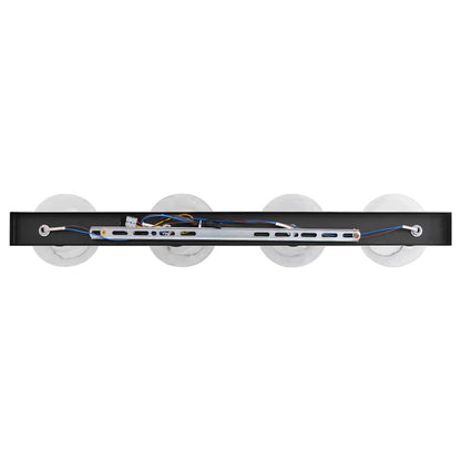 vidaXL Ceiling Spotlight Black 73.5 x 13 x 26 cm Glass and Metal