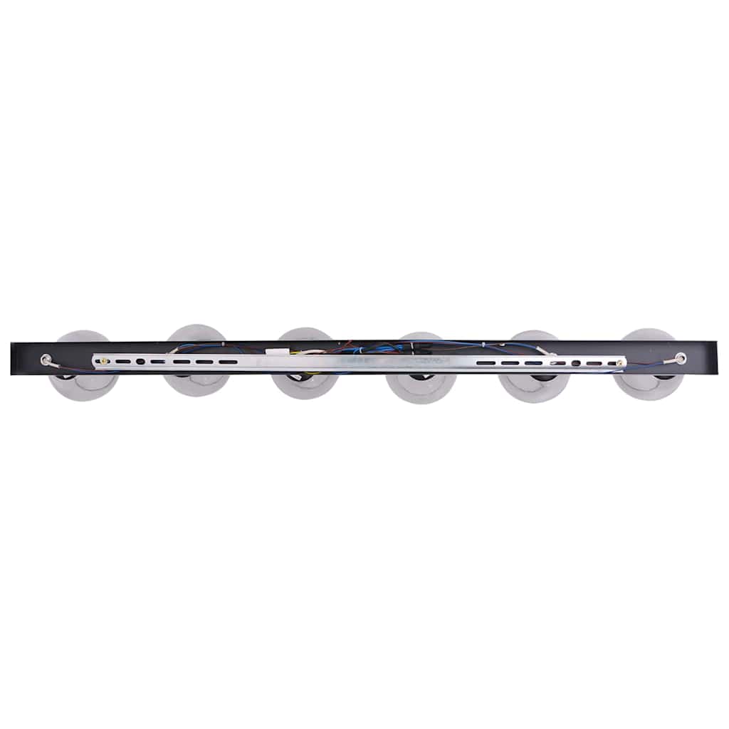 vidaXL Ceiling Spotlight Black 110.5 x 13 x 26 cm Glass and Metal