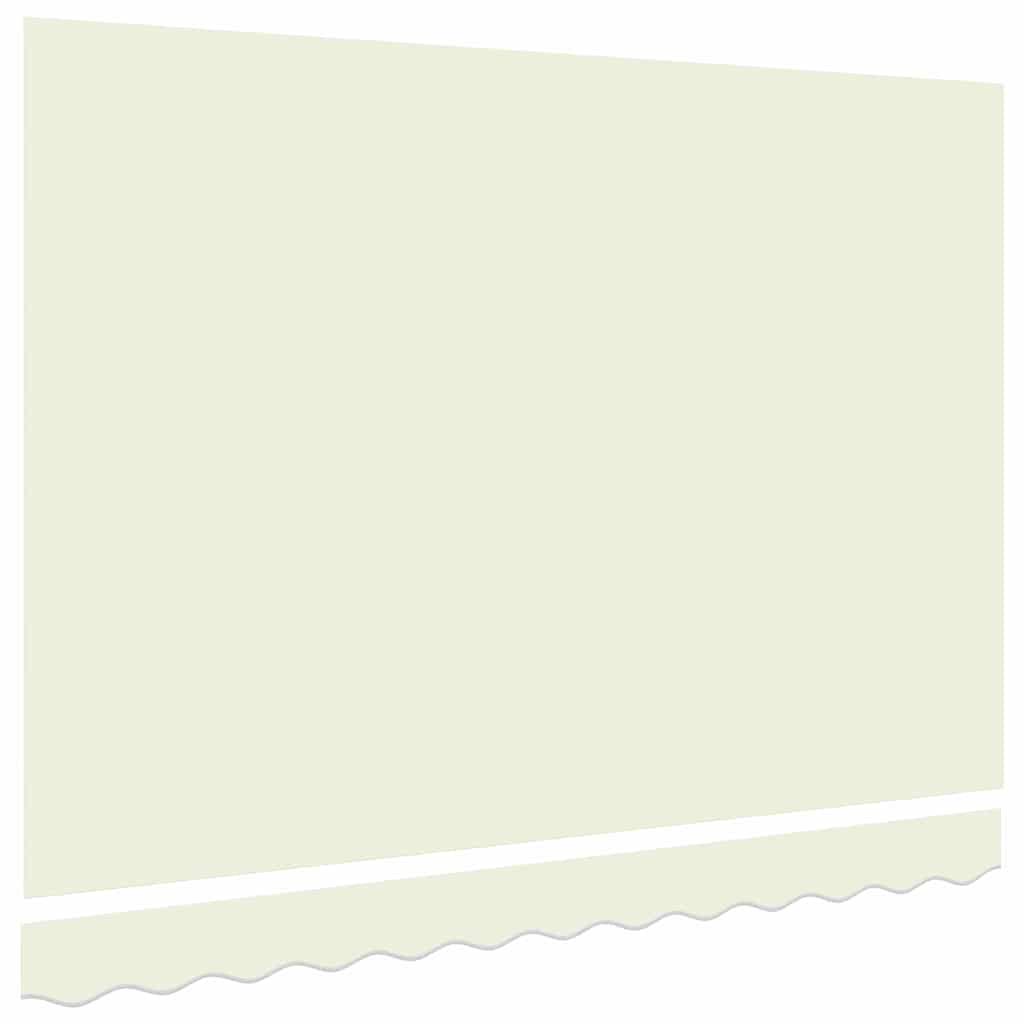 vidaXL Awning Replacement Fabric Cream 2.5 x 2 m Polyester