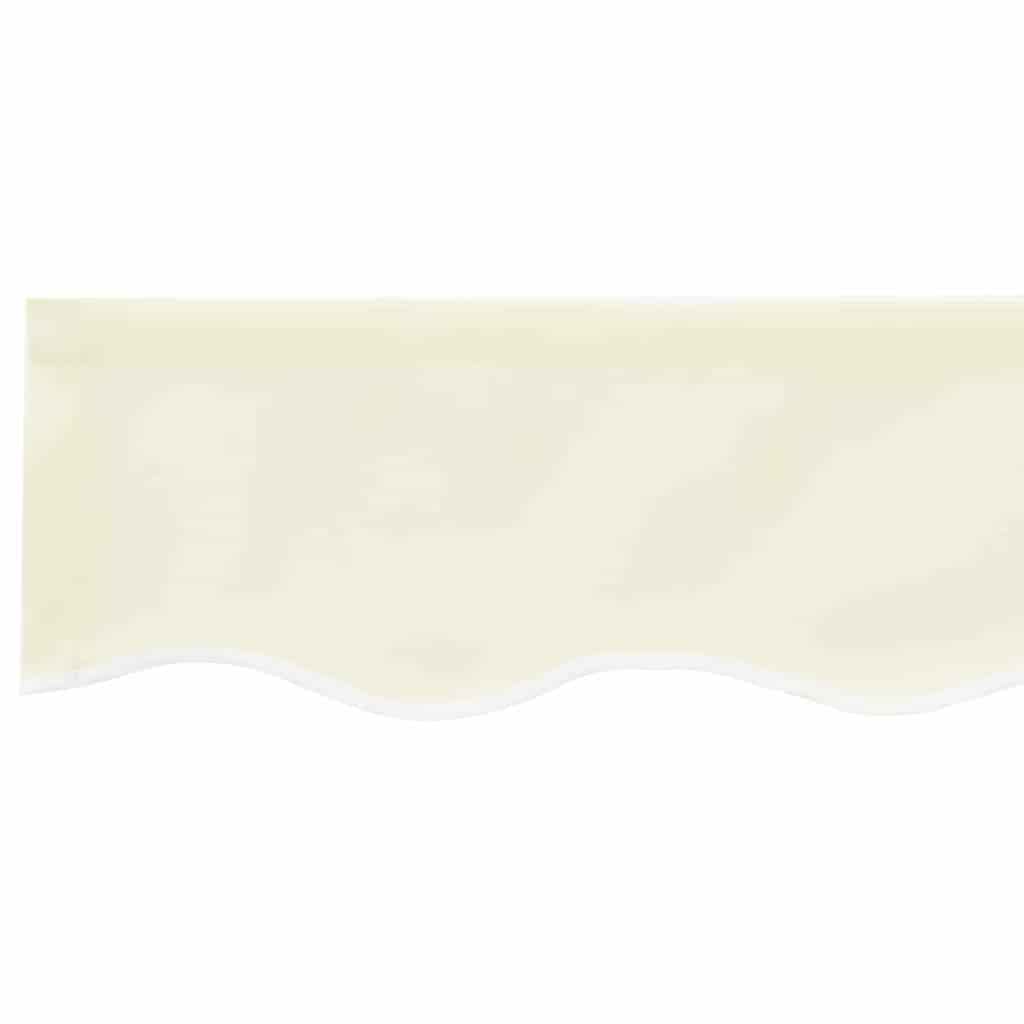 vidaXL Awning Replacement Fabric Cream 3.5 x 2 m Polyester