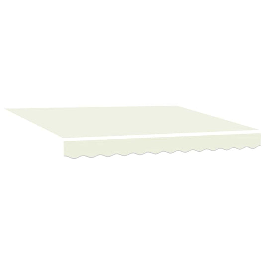 vidaXL Awning Replacement Fabric Cream 3.5 x 2 m Polyester