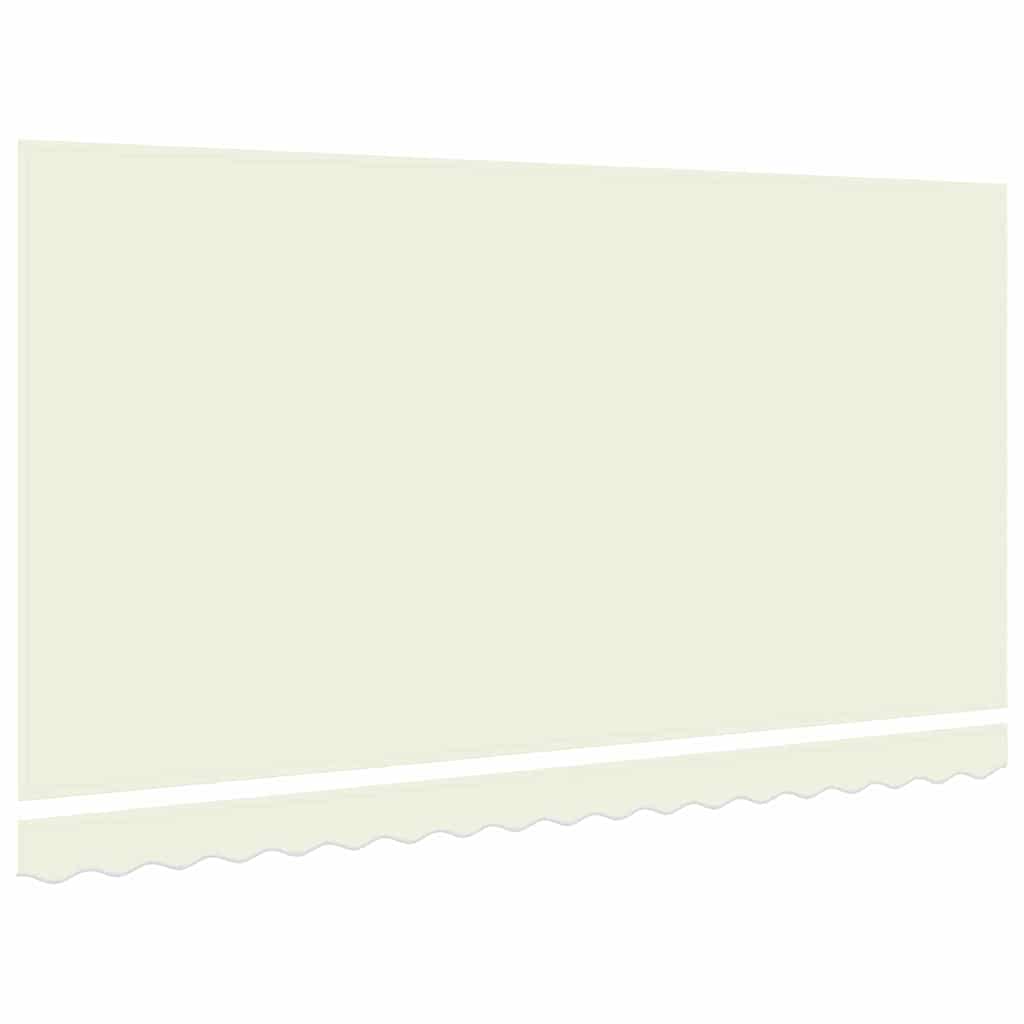 vidaXL Awning Replacement Fabric Cream 4 x 2 m Polyester