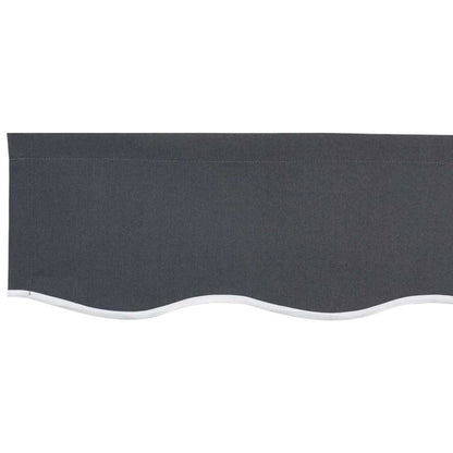 vidaXL Awning Replacement Fabric Anthracite 3.5 x 2 m Polyester