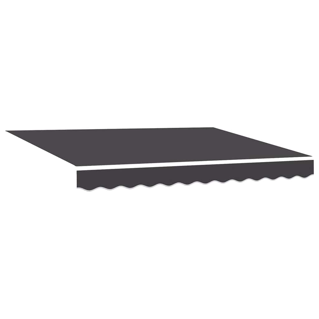 vidaXL Awning Replacement Fabric Anthracite 3.5 x 2 m Polyester