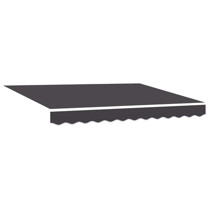 vidaXL Awning Replacement Fabric Anthracite 3.5 x 2 m Polyester