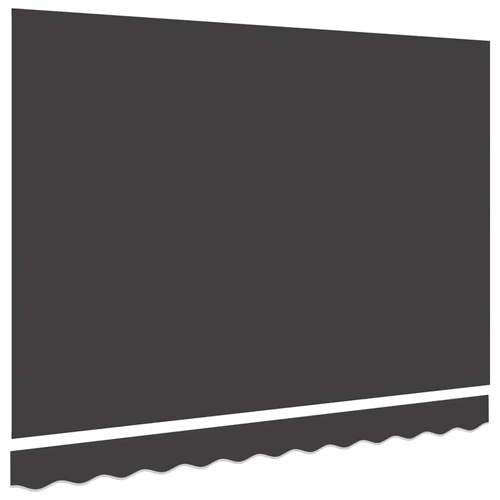 vidaXL Awning Replacement Fabric Anthracite 3.5 x 2 m Polyester