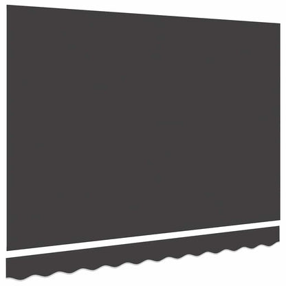 vidaXL Awning Replacement Fabric Anthracite 3.5 x 2 m Polyester