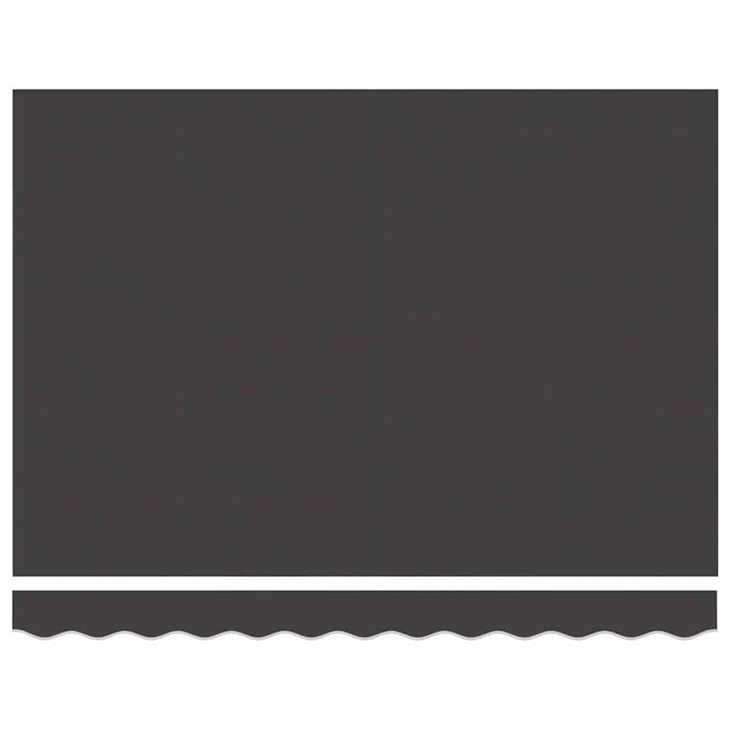 vidaXL Awning Replacement Fabric Anthracite 3.5 x 2 m Polyester