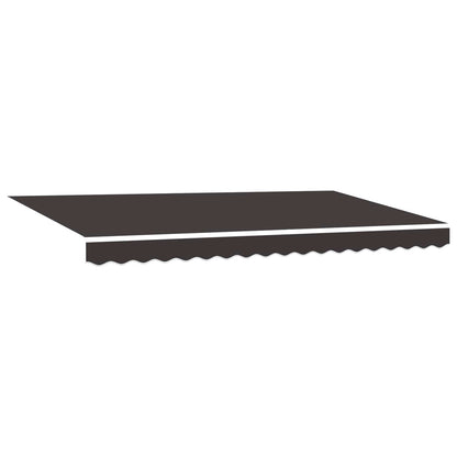 vidaXL Awning Canopy Replacement for 4x2 m Anthracite Polyester