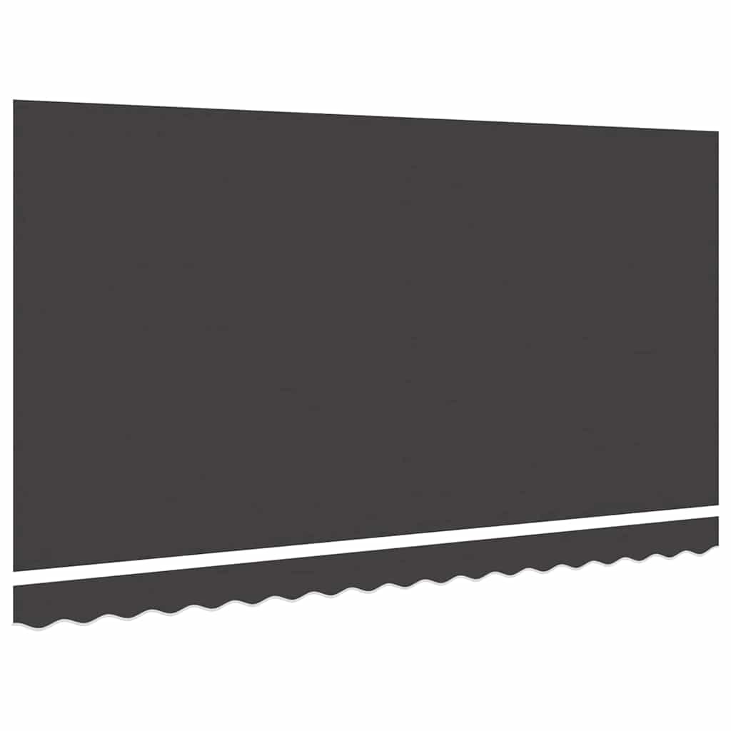 vidaXL Awning Replacement Fabric Anthracite 4 x 2 m Polyester