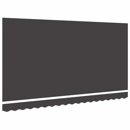 vidaXL Awning Replacement Fabric Anthracite 4 x 2 m Polyester