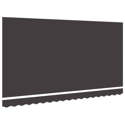 vidaXL Awning Canopy Replacement for 4x2 m Anthracite Polyester