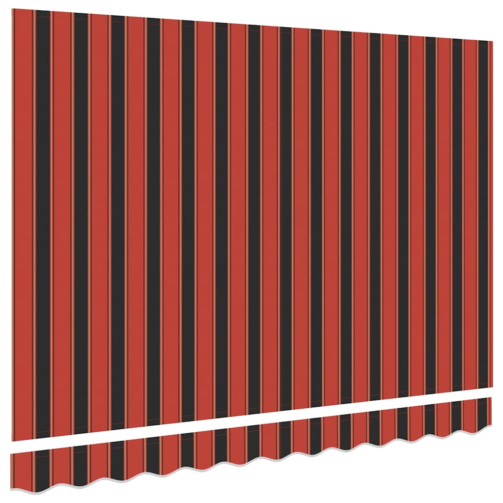 vidaXL Awning Replacement Fabric Orange and Brown 3 x 2 m Polyester