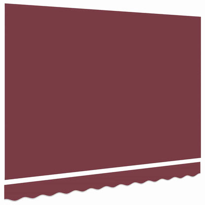 vidaXL Awning Replacement Fabric Burgundy Red 2.5 x 2 m Polyester