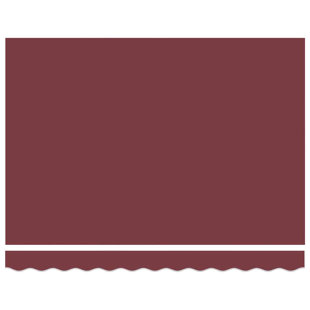 vidaXL Awning Replacement Fabric Burgundy Red 2.5 x 2 m Polyester