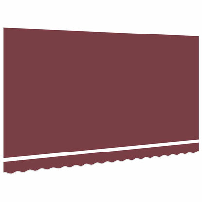vidaXL Awning Replacement Fabric Burgundy Red 4 x 2 m Polyester