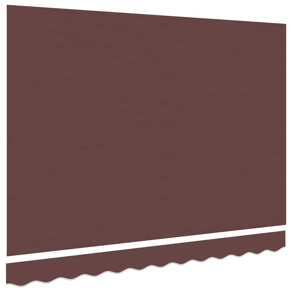 vidaXL Awning Replacement Fabric Brown 2.5 x 2 m Polyester