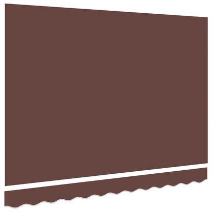 vidaXL Awning Canopy Replacement for 2.5x2 m Brown Polyester