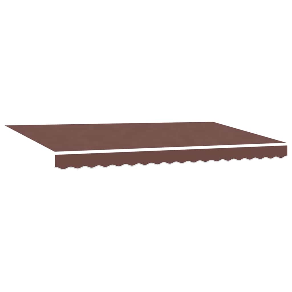 vidaXL Awning Replacement Fabric Brown 4 x 2 m Polyester