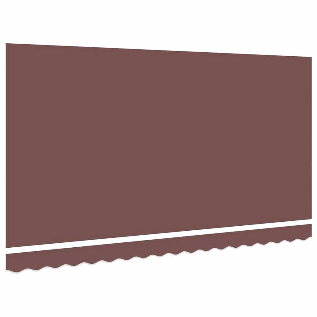 vidaXL Awning Replacement Fabric Brown 4 x 2 m Polyester