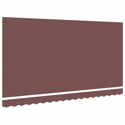 vidaXL Awning Replacement Fabric Brown 4 x 2 m Polyester