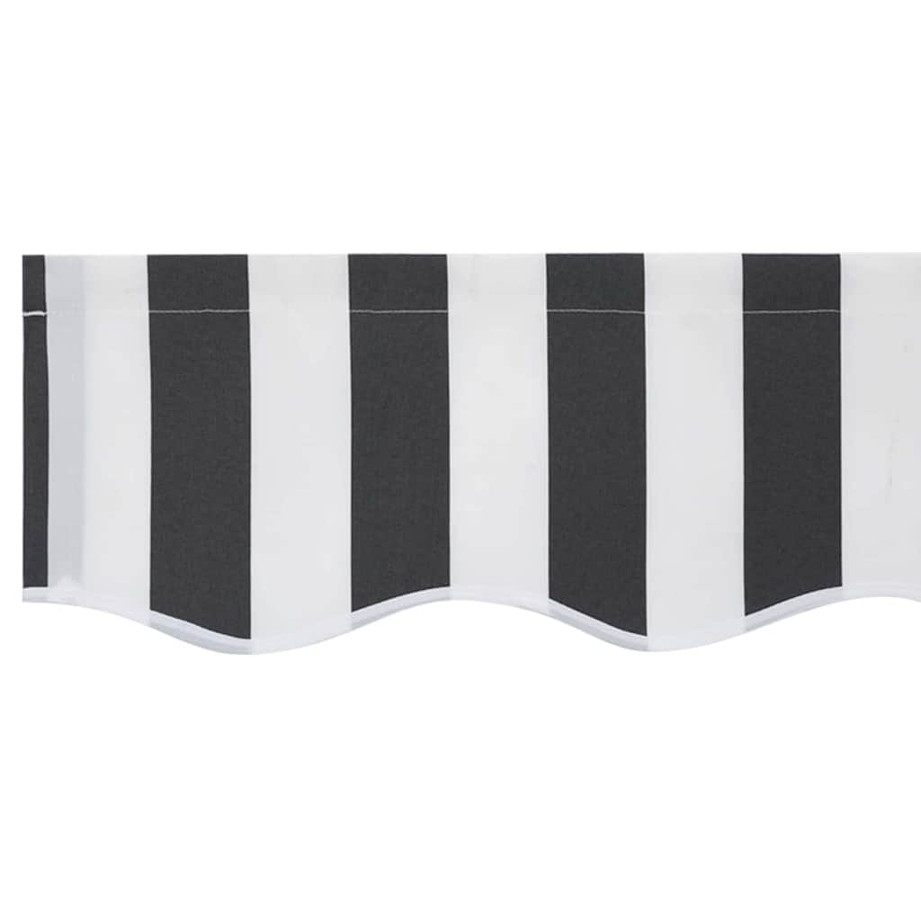 vidaXL Awning Replacement Fabric Anthracite and White 3.5 x 2 m