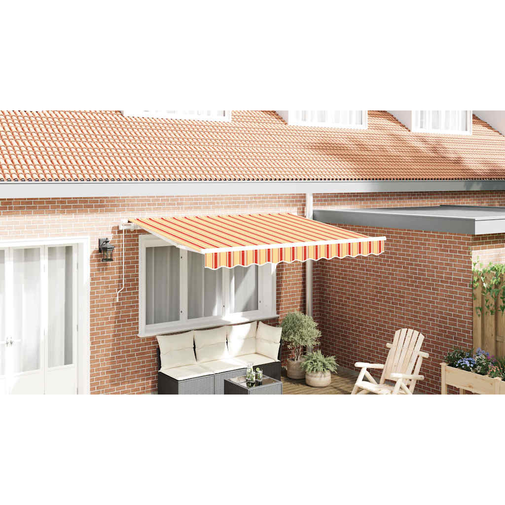vidaXL Awning Replacement Fabric Multicolour 2.5 x 2 m Polyester