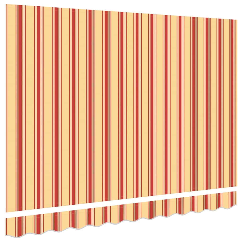 vidaXL Awning Replacement Fabric Yellow and Orange 2.5 x 2 m Polyester