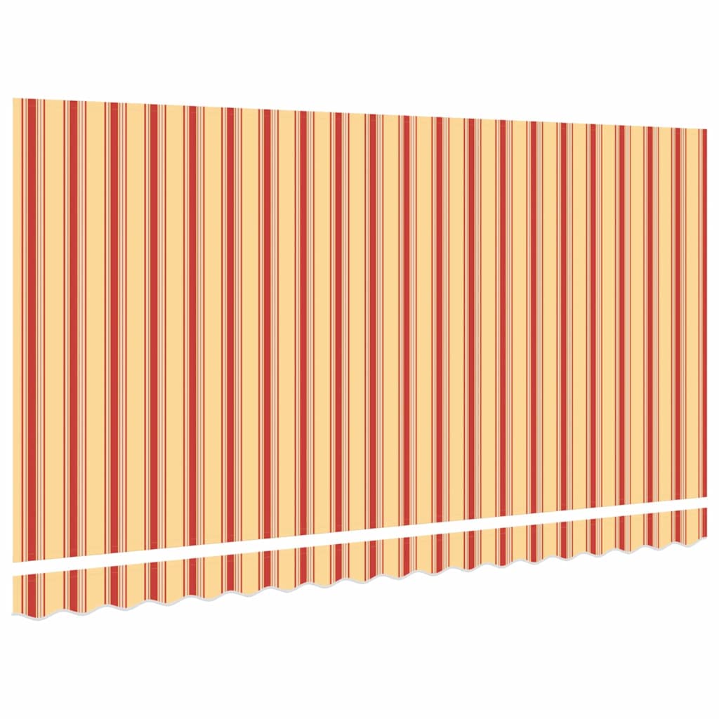 vidaXL Awning Replacement Fabric Yellow and Orange 380 x 195 cm