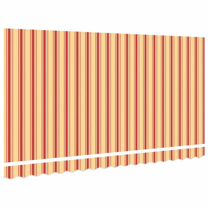 vidaXL Awning Replacement Fabric Yellow and Orange 380 x 195 cm