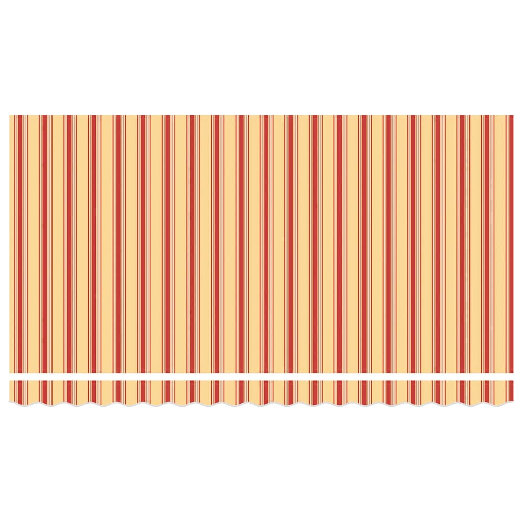 vidaXL Awning Replacement Fabric Yellow and Orange 380 x 195 cm