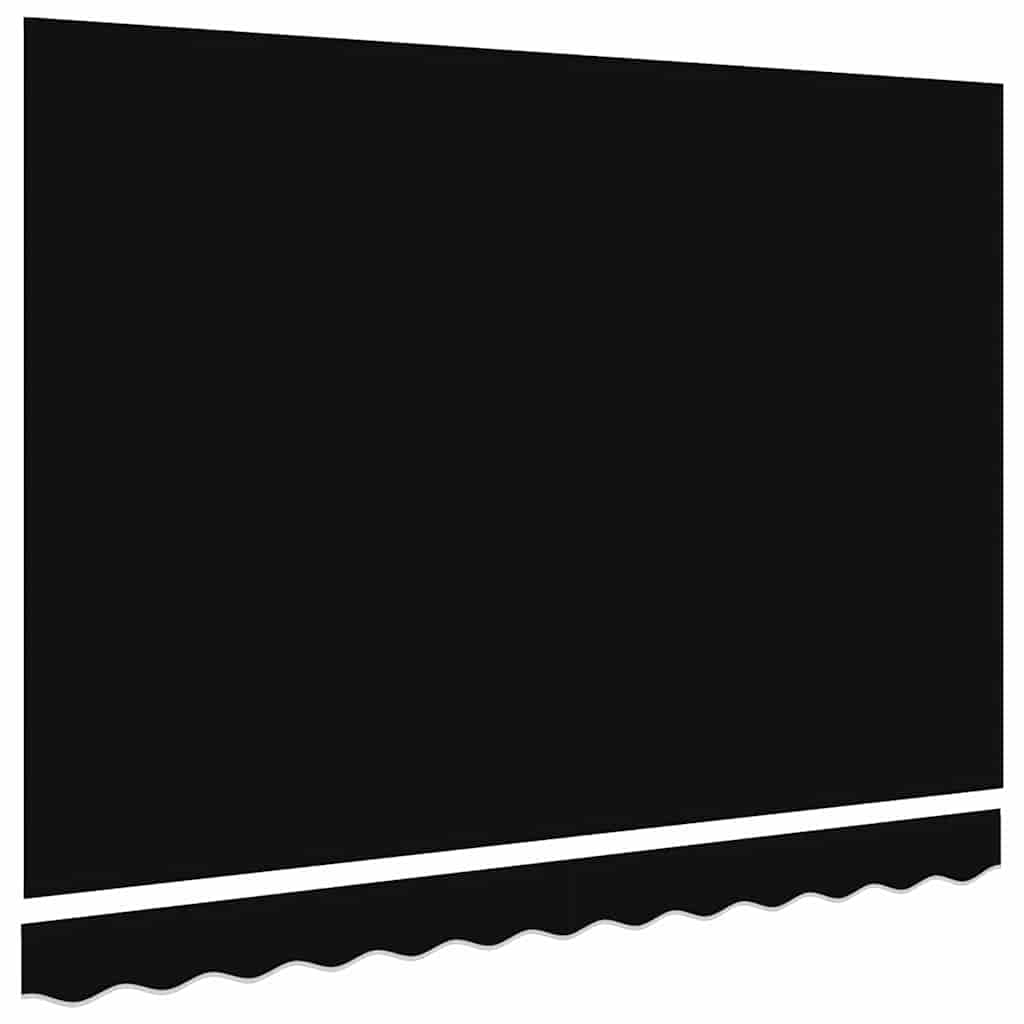 vidaXL Awning Replacement Fabric Black 3 x 2.5 m Polyester