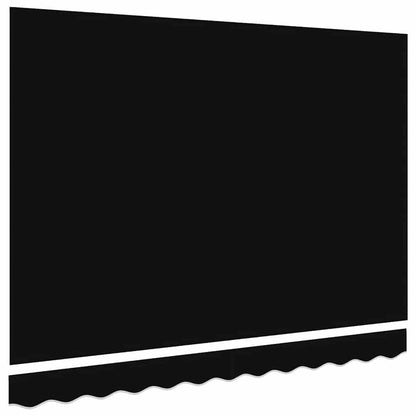 vidaXL Awning Replacement Fabric Black 3 x 2.5 m Polyester