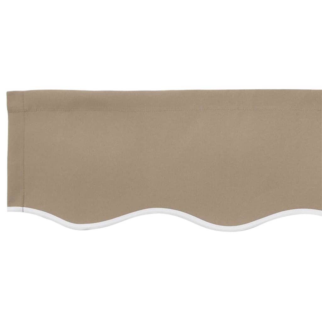 vidaXL Awning Replacement Fabric Beige 330 x 195 cm Polyester