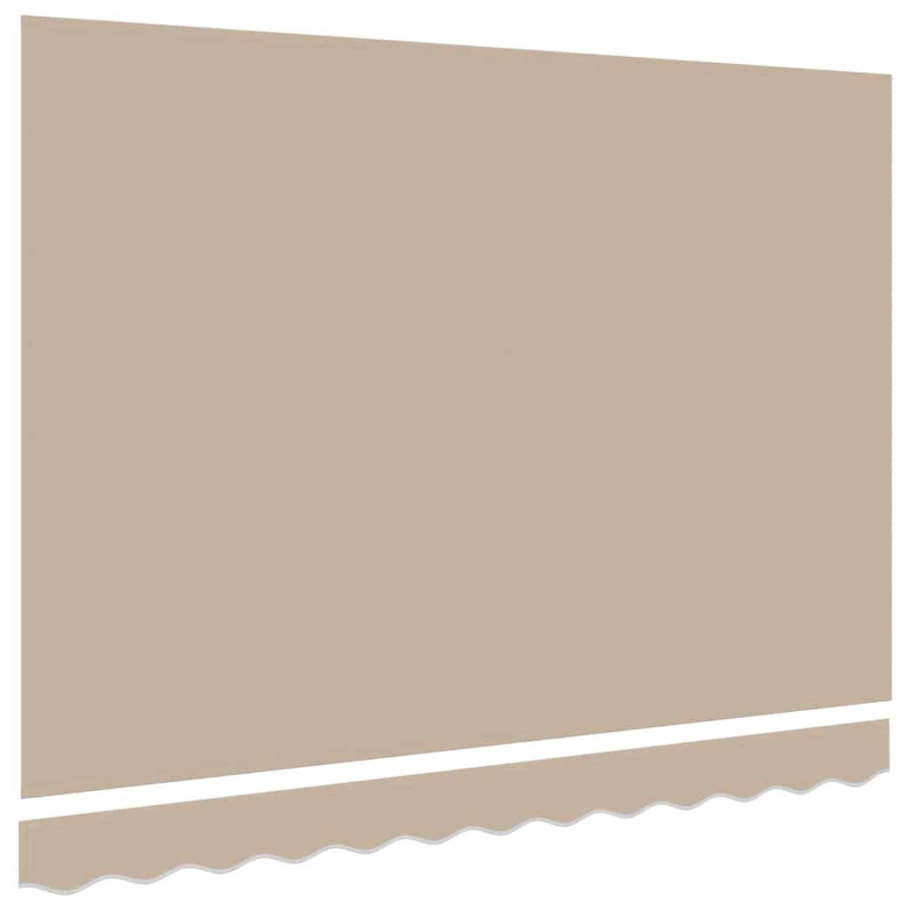 vidaXL Awning Replacement Fabric Beige 330 x 195 cm Polyester