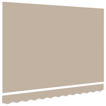 vidaXL Awning Replacement Fabric Beige 330 x 195 cm Polyester