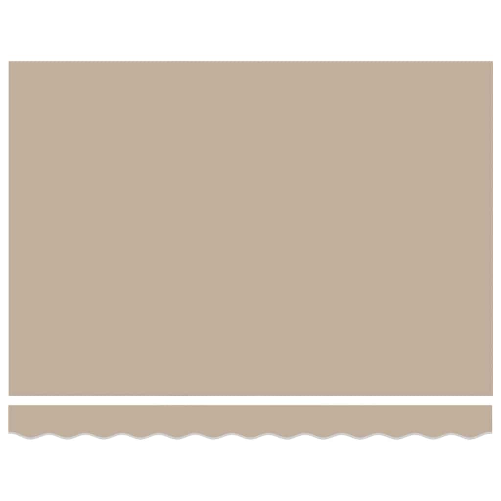 vidaXL Awning Replacement Fabric Beige 330 x 195 cm Polyester