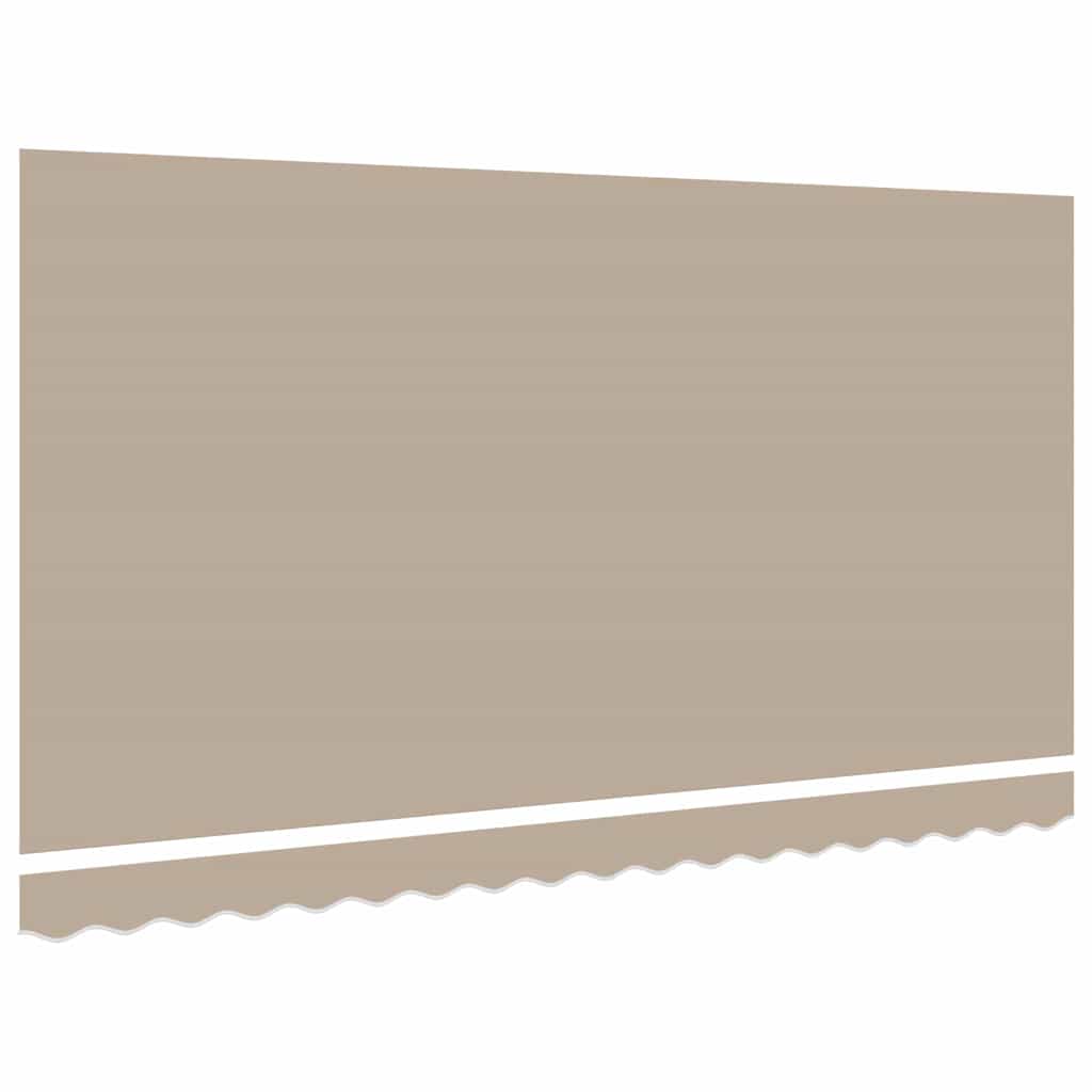 vidaXL Awning Replacement Fabric Beige 4 x 2 m Polyester