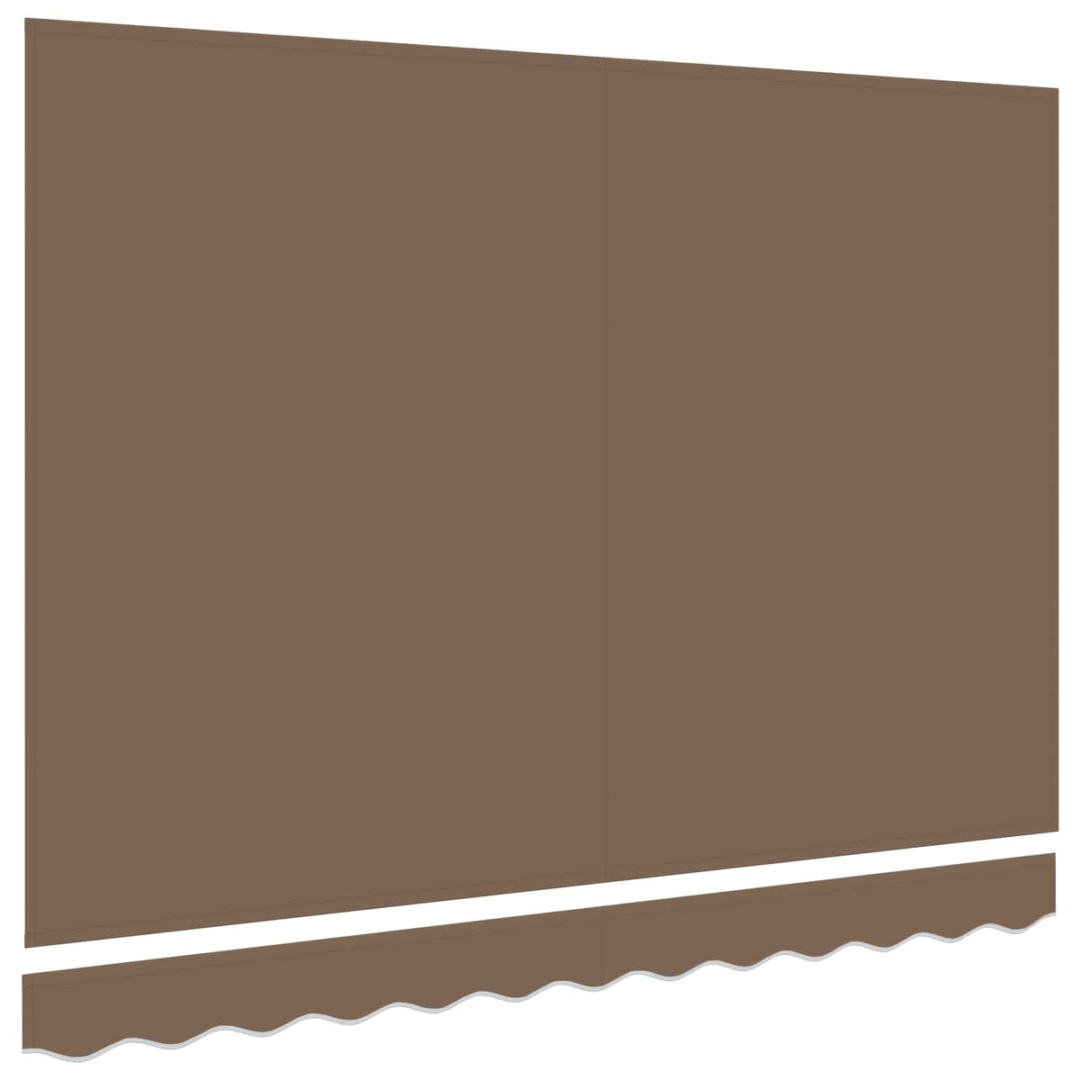 vidaXL Awning Canopy Replacement for 3x2.5 m Beige Polyester