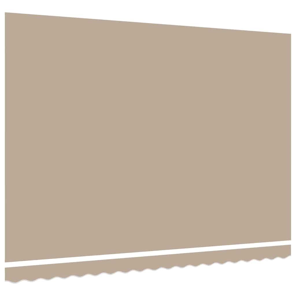 vidaXL Awning Replacement Fabric Beige 430 x 345 cm Polyester