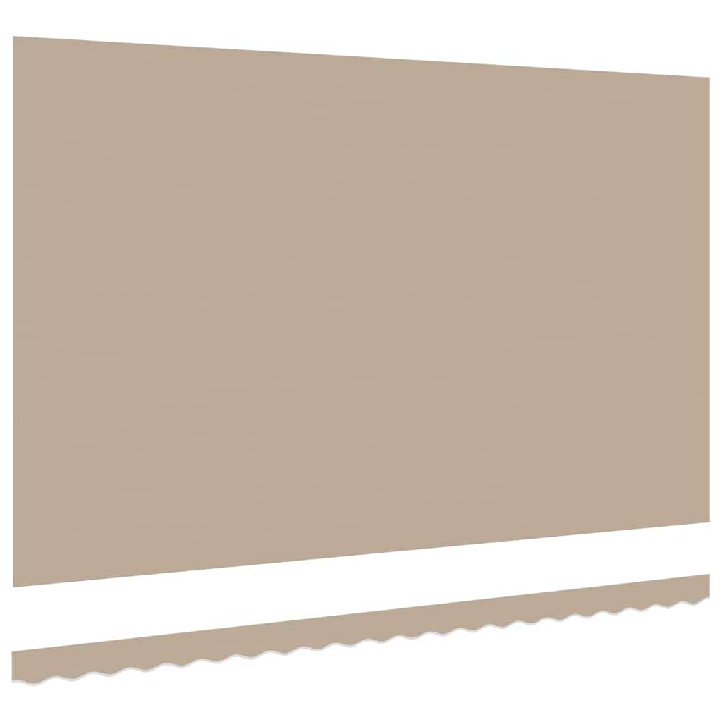 vidaXL Awning Replacement Fabric Beige 5 x 3 m Polyester
