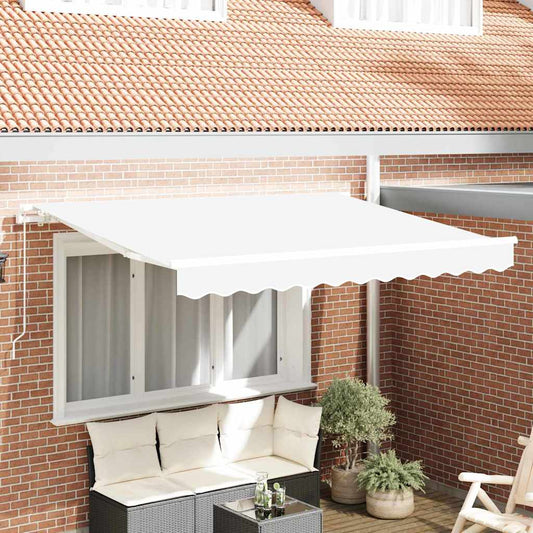 vidaXL Awning Replacement Fabric White 3.5 x 2 m Polyester