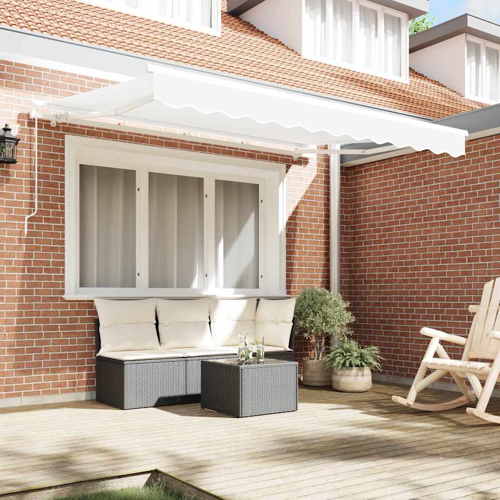 vidaXL Awning Replacement Fabric White 3.5 x 2 m Polyester