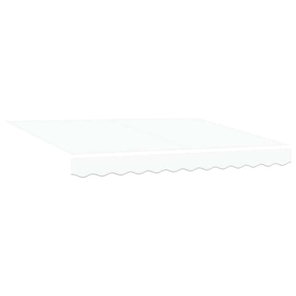 vidaXL Awning Replacement Fabric White 3.5 x 2 m Polyester