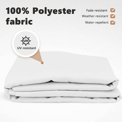vidaXL Awning Replacement Fabric White 4.5 x 3 m Polyester