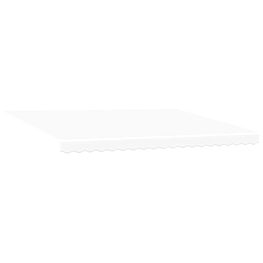 vidaXL Awning Replacement Fabric White 4.5 x 3 m Polyester
